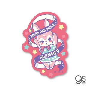 SWIMMER うさぎ ドット ミニポスター キャラクター B5サイズ スイマー