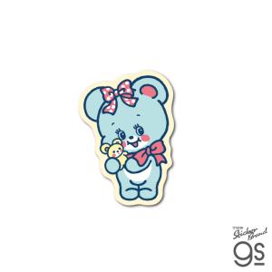 SWIMMER ダイカットミニステッカー ハグリー スイマー ブランド イラスト かわいい レトロ 雑貨 キャラクター gs 公式グッズ SWM071