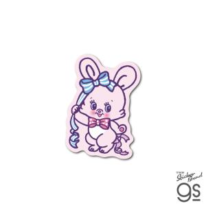SWIMMER うさぎ ピンク ミニ キャラクターステッカー スイマー