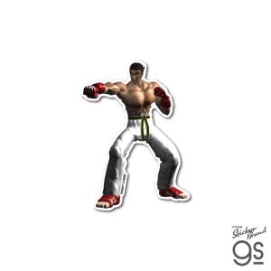 鉄拳レジェンドシリーズ ダイカットビニールステッカー 風間仁 TEKKEN