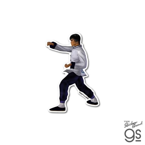 鉄拳レジェンドシリーズ ダイカットビニールステッカー フォレスト・ロウ TEKKEN 3 キャラクタ...