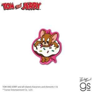 トムとジェリー ダイカットミニステッカー ドーナツ アニメ 映画 TOM and JERRY 人気 スマホ 可愛い アメリカ キャラクター gs 公式グッズ TMJ015