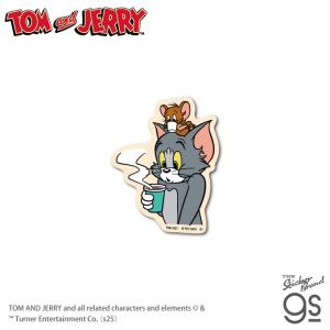 トムとジェリー ダイカットミニステッカー ホットドリンク アニメ 映画 TOM and JERRY 人気 スマホ 可愛い アメリカ キャラクター gs 公式グッズ TMJ021
