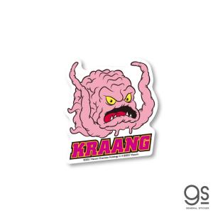 ミュータント・タートルズ KRAANG クランゲ ミニ キャラクターステッカー レトロ 忍者タートルズ 亀 映画 アニメ アメコミ TTS017 gs 公式グッズ