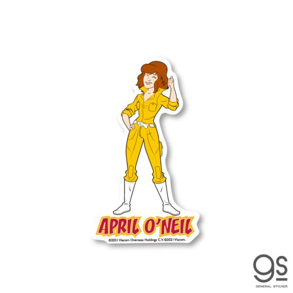 ミュータント・タートルズ APRIL O’NEIL エイプリル・オニール ミニ キャラクターステッカ...