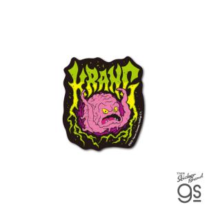 タートルズ ホログラムミニステッカー KRANG アニメ アメコミ レトロ 映画 カメ 忍者 TMNT キャラクター gs 公式グッズ TTS061