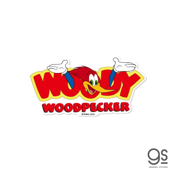 ウッドペッカー ダイカットステッカー WOODY WOODPECKER WIDELOGO ユニバーサ...
