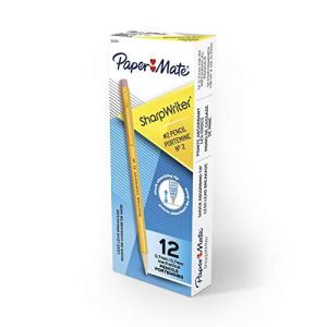 Papermate Sharpwriter Mechanical Pencil， HB， 0.70 mm， Yellow Barrel， Dozen｜we-st-villa-ge