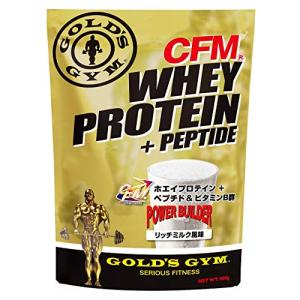 ゴールドジム(GOLD'S GYM) CFMホエイプロテイン リッチミルク風味 900ｇ｜we-st-villa-ge