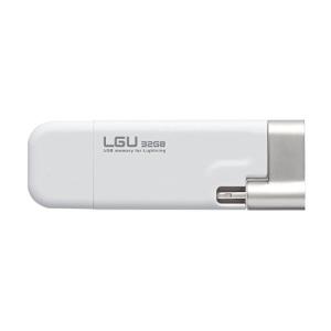 ロジテック ライトニング USBメモリ 32GB LMF-LGU232GWH USBメモリの商品画像