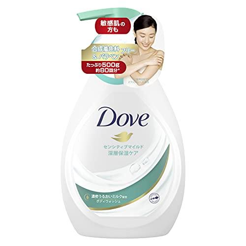 Dove(ダヴ) センシティブマイルド ポンプ 500g ボディーソープ 単品 (x 1 Dove ...