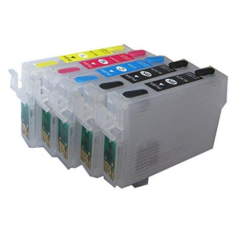 YZQ エプソン (EPSON) 5色 IC5CL59 ICBK59 IC59 互換 詰め替えカート...