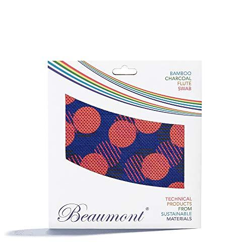 ボーモント Beaumont クリーニングスワブ フルート用 カラー&amp;デザイン:ピーチ・デコ