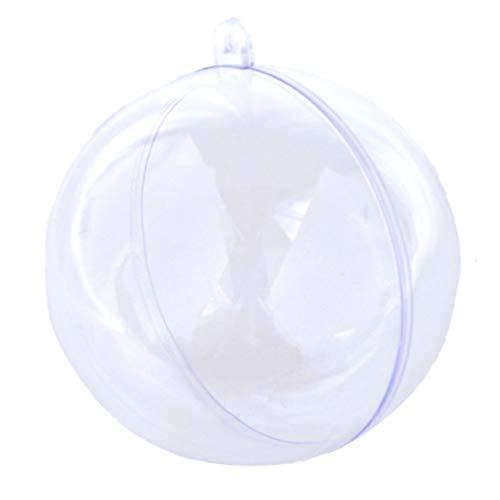 【TKY】 プラスチックボール プラスチック 球 オーナメント ボール 飾り 透明 中空 球体 装飾...