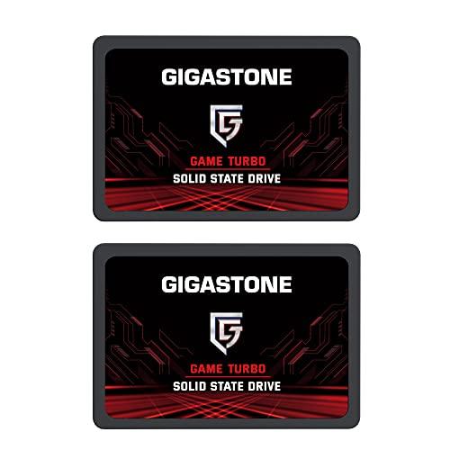 Gigastone 内蔵SSD 128GB 2パック Game Turbo 2.5インチ【PS4動作...