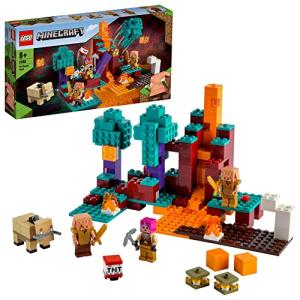 レゴ (LEGO) おもちゃ マインクラフト ゆがんだ森 男の子 女の子 マイクラ Minecraft 子供 グッズ ゲーム 玩具 知育玩具 誕生日｜we-st-villa-ge