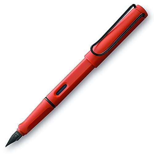 LAMY ラミー 万年筆 EF 極細字 サファリ ファースト テラレッド L41TE-EF 両用式 ...