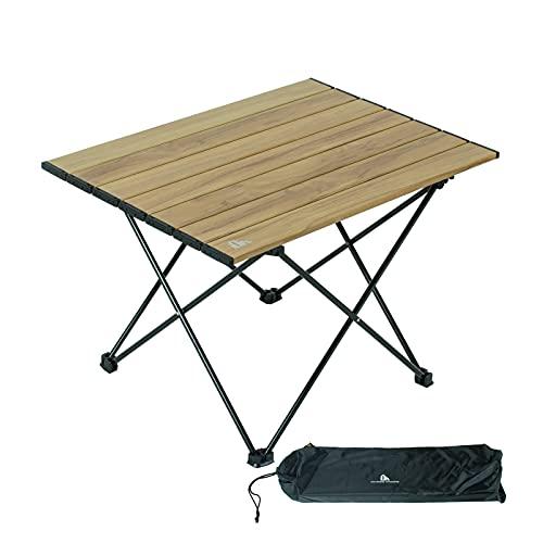 iClimb アウトドアテーブル ミニローテーブル キャンプ テーブル 折畳テーブルアルミ製 耐荷重...