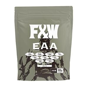 F&W(エフアンドダブリュー) EAA 500g 単品 プレーン 50食分 計量スプーン付 必須アミノ 国内製造 98%配合｜we-st-villa-ge