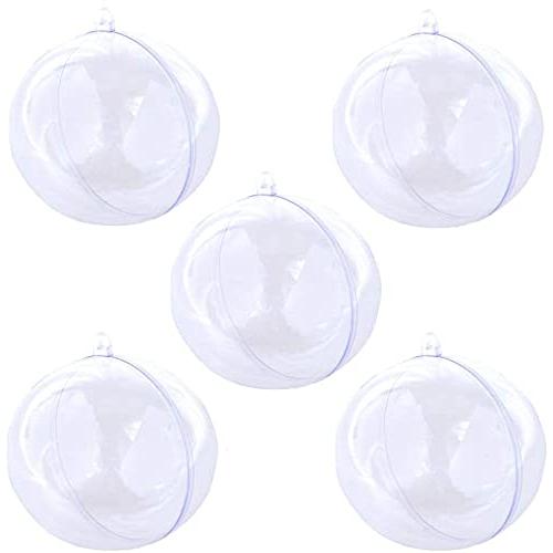 【TKY】 プラスチックボール プラスチック 球 オーナメント ボール 飾り 透明 中空 球体 装飾...