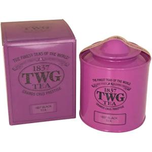 シンガポールの高級紅茶 TWG オートクチュール缶 by TWG (1837 BLACK TEA - 50g -)並行輸入品 (パープル)｜we-st-villa-ge