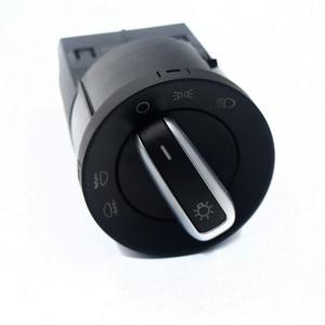 フォルクスワーゲンvwポロ6rアウディa48e b6 tt 8nジェッタ6トランスポーター6rd 941 531 6rd941531用クロームフォグランプ,ヘッドライトコントロールスイッチ