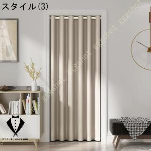 ドアカーテン のれん ロング カーテン 取付け...の詳細画像3