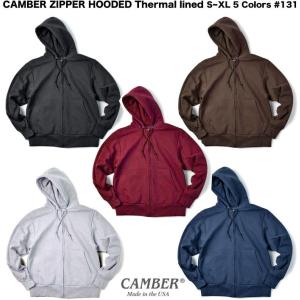 CAMBER（キャンバー） ZIPPER HOODED フードパーカー 12.5オンス + 裏