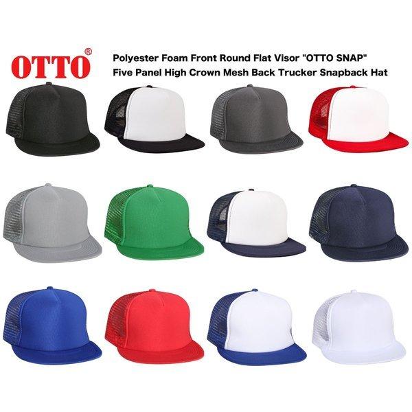 OTTO オットー キャップ フラットバイザー メッシュ HIGHCROWN ベースボール スナップ...