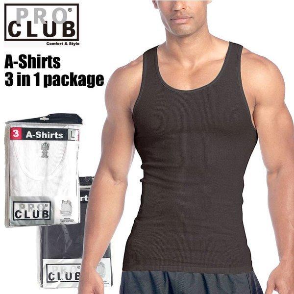 プロクラブ PRO CLUB タンクトップ 5.7oz 3枚組 サイズS~XL A-Shirts #...