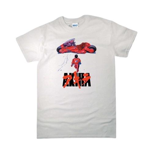 AKIRA アキラ - BIKE LOGO バンド Tシャツ ロック Tシャツ Gildan Ult...