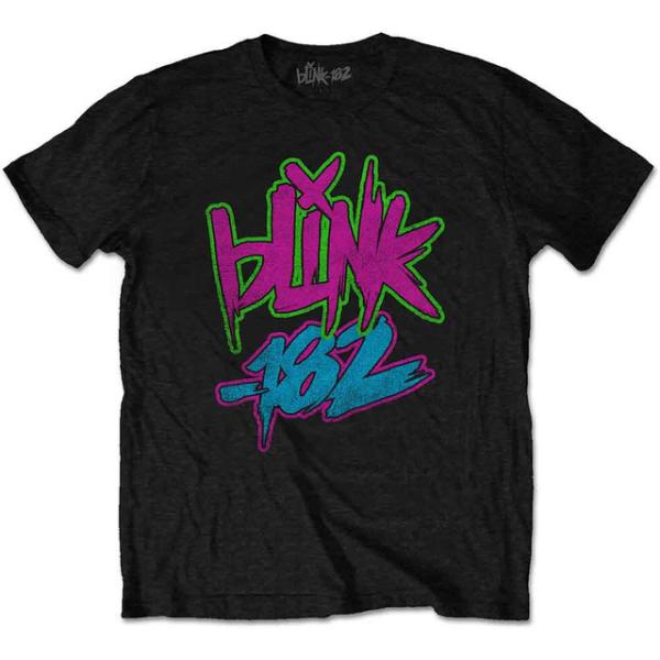 【公式新品】BLINK-182 - NEON LOGO BLACK ブリンク182 tシャツ