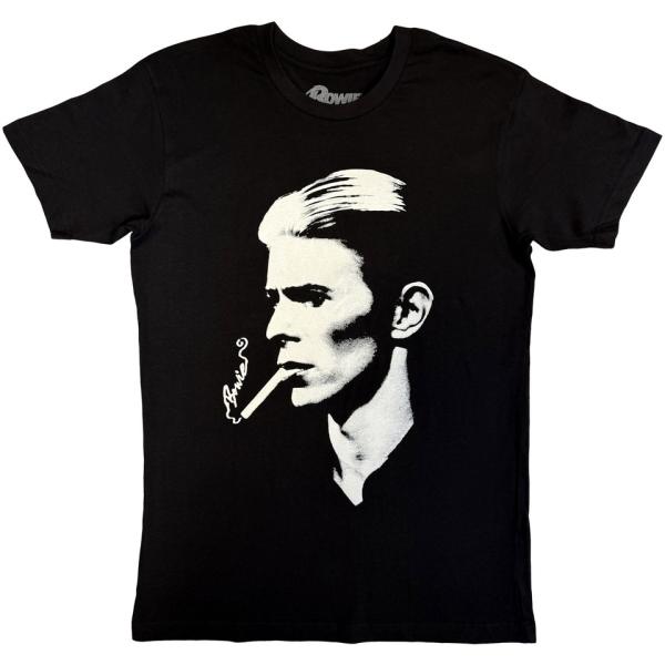 【公式新品】DAVID BOWIE - SMOKE BLACK デヴィッドボウイ Tシャツ