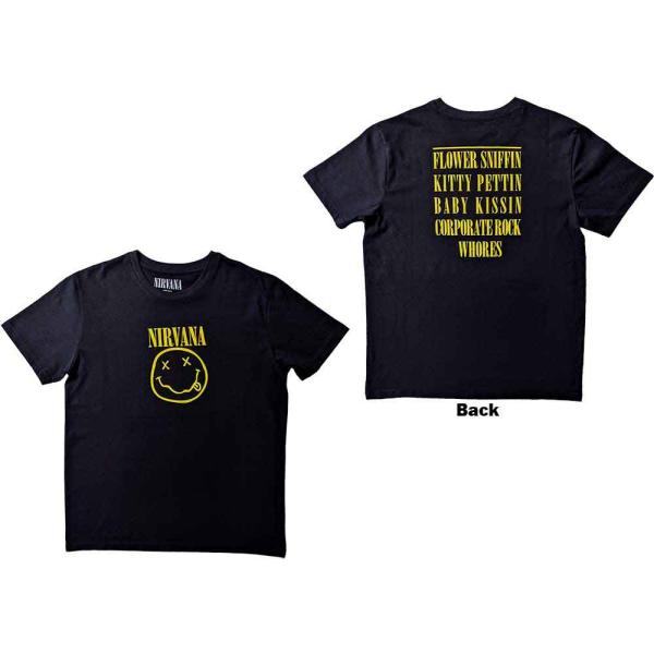 【公式新品】NIRVANA - FLOWER SNIFFIN (Back Print) ニルヴァーナ...