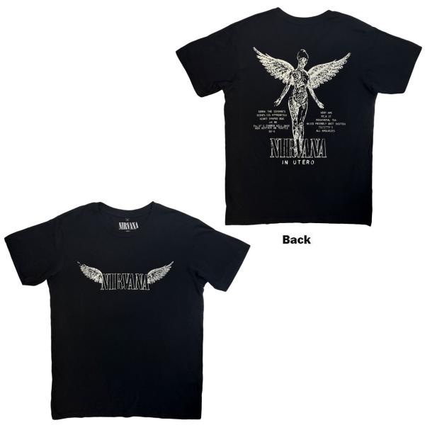 【公式新品】NIRVANA - IN UTERO TRACKLIST BLACK (Back Pri...