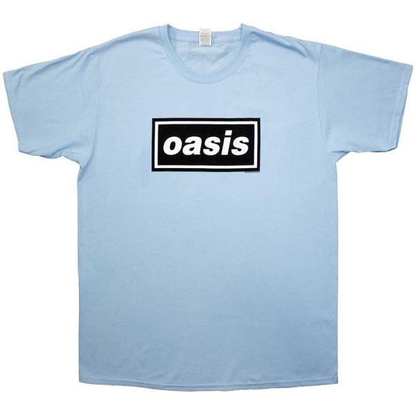 【公式新品】OASIS オアシス - DECCA LOGO BLUE バンドtシャツ
