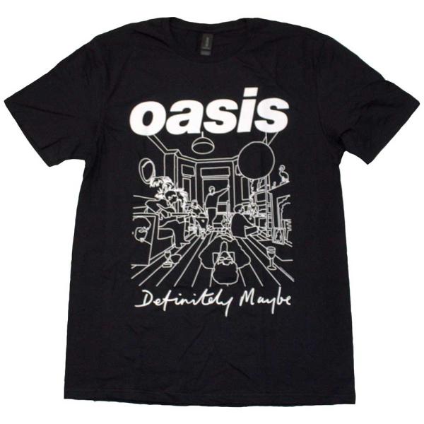 【公式新品】OASIS - DEFINITELY MAYBE LINE DRAWING BLACK ...