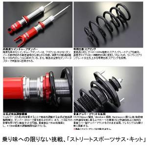 オートエクゼ Autoexe Mj34s 2wd車 フレアカスタムスタイル ストリートスポーツサスキット フレアカスタムスタイル 新品 足回り サスペンション ストリートスポーツサスキット Autoexe 1115 カーピットアイドル パーツ 最旬ダウンの