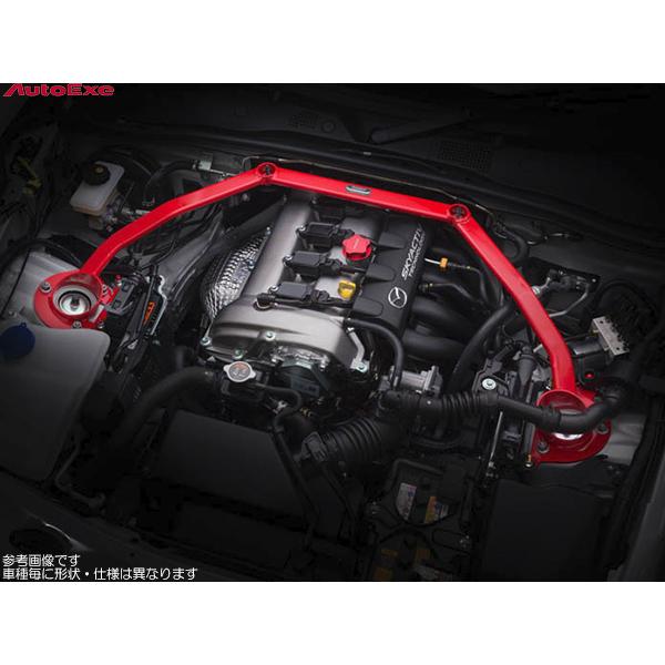 オートエクゼ ストラットタワーバー フロント RX-8 SE3P タワーブレースセットと同時装着不可...