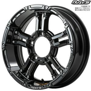 レイズ FDX-J collection ブラック 16×5.5J+20 5H 139.7 1本 ジムニー JB64W JB23W RAYS FDX-J collection ブラック(BNN)