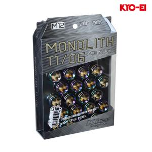 KYO-EI キックス モノリス T1/06 M12XP1.5 ネオクロ 1セット(20個入り