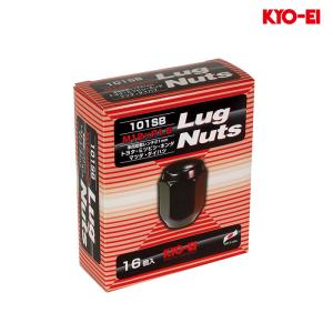 KYO-EI ラグナット M12XP1.5 21HEX ブラック 1セット(16個入り)