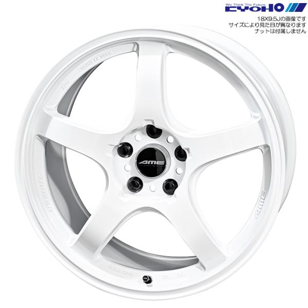 KYOHO トレーサー GT-V ホワイト 1本 17×9.5J+15 5H 114.3 φ73.1...