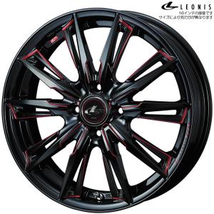 WEDS（ウェッズ） レオニス GX BK/SC RED 1本 20×8.5J+45 5H 114.3 φ73