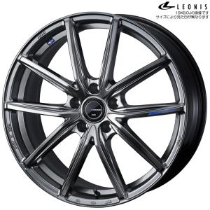 WEDS レオニス ナヴィア08 PSB 1本 17×7.0J+47 5H 114.3 φ73 ウェッズ ホイール LEONIS NAVIA08 プラチナシルバーブラック 0042215