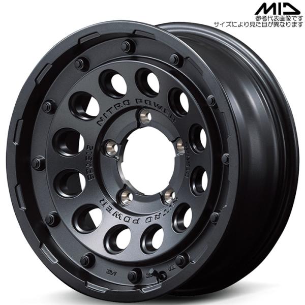 MID NITRO POWER H12 SHOTGUN 1本 16×5.5J+20 5H 139.7...