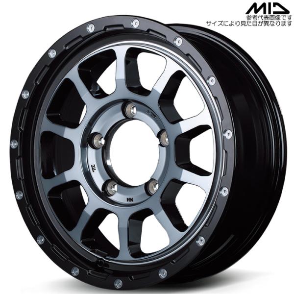 MID NITRO POWER M10 パーシングJ 1本 16×5.5J+20 5H 139.7 ...