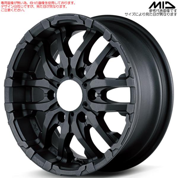 MID NITRO POWER M26 CROSSFANG 1本 16×5.5J+20 5H 139...