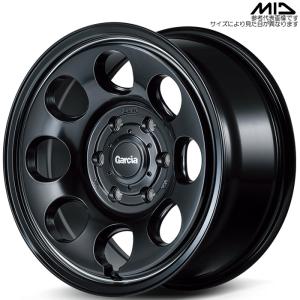 マルカサービス MID GARCIA Palm8 1本 15×4.5J+45 4H 100 φ67.1 軽カー