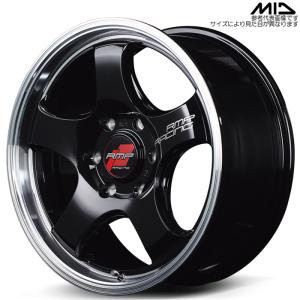 マルカサービス MID RACING R05-HC 4本 17×6.5J+38 6H 139.7 φ108.5